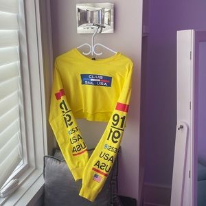 Yellow CLUB SAIL USA Sweater
